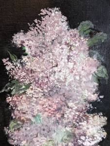lot 204 image: Small Floral Canvas Painting