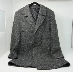 lot 9 image: Vintage JM Mens Small() Womens(Med) Dark Gray Blend Tweed Long Wool Dress Coat...