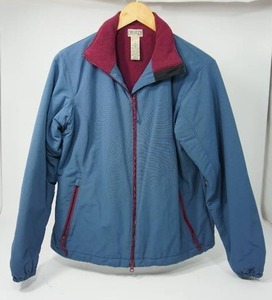 lot 18 image: Womens Small Duluth Trading Company Three Season Blue Burgundy Fleece-Lined Nylon Coat Jacket...