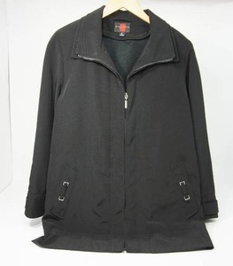 lot 19 image: Vintage Womens Medium GALLERY Zipper Polyester Nylon Acrylic Dress Coat Jacket in Black