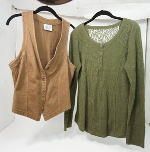 lot 45 image: Womens Mishi Vest and India Long-Sleeve Tops
