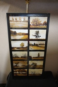 lot 59 image: Vintage Tree Landscape Photo Art Professionally Framed Fall 1983