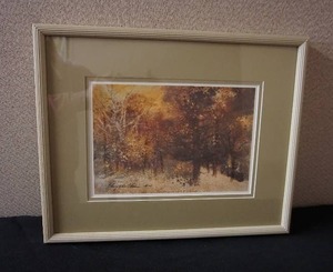 lot 70 image: Signed Artwork Autumn Professionally Framed