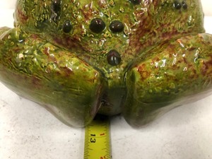 lot 153 image: Large Vintage 1970s Ceramic ToadFrog Statue