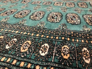 lot 161 image: Old Vintage Hand Knotted Bokhara Rug #2