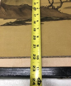 lot 167 image: Vintage Hand Painted Oriental Silk Folding Screen