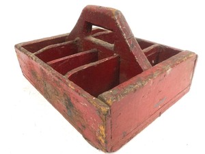 lot 186 image: Primitive Antique Tool or Hardware Carrier