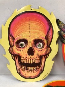 lot 192 image: Group of Larger Size Vintage 1950s-60s Beistle Halloween Hanging Displays