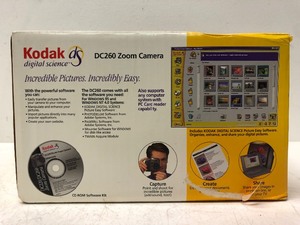 lot 224 image: KODAK Model DC260 Camera wBox & Accessories