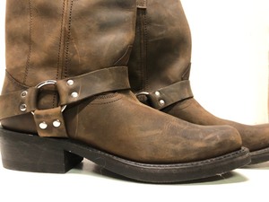 lot 227 image: Like-New Mens Leather DURABNGO Cowboy or Motorcycle Boots - Brown - Size 12