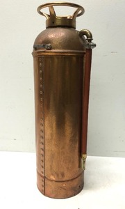 lot 231 image: Vintage Copper ESSANAY Fire Extinguisher