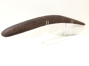 lot 238 image: Orig Antique Aboriginal Wood Boomerang