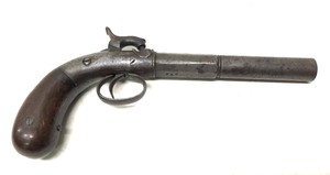 lot 244 image: 19th Century Allen & Thurber Single Shot Octagonal Barrel Pistol