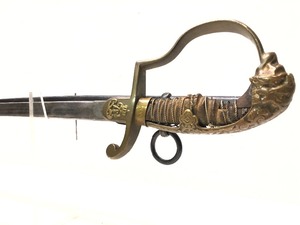 lot 246 image: Old Vintage German Military Sword wScabbard