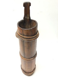 lot 256 image: Traditional Primitive Antique 19th Century Scandinavian Butter Churn