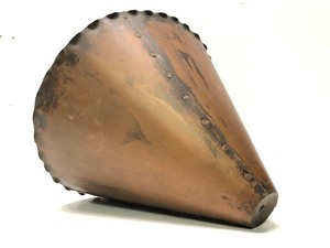 lot 259 image: Antique Arts & Crafts era Copper Lamp Shade