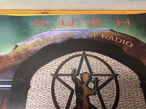 lot 310 image: Heavy Plastic Record Store Display Poster RUSH