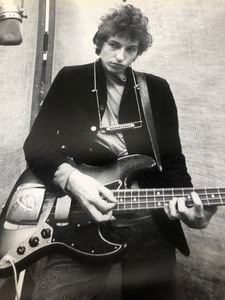 lot 313 image: Heavy Plastic Record Store Display Poster BOB DYLAN