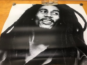lot 315 image: Heavy Plastic Record Store Display Poster BOB MARLEY