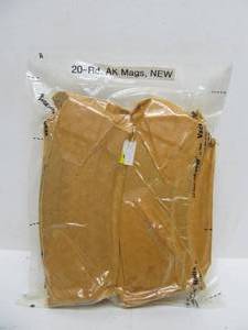 lot 46 image: Brand New AK-47 20 Round Magazines - 2 Total