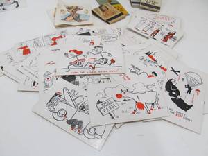 lot 74 image: Group of Vintage 1950s era Risque Items Pinups etc