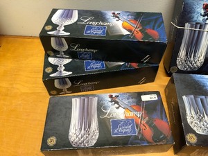 lot 150 image: Great Lot of Longchamp by CRISTAL DARQUES-DURAND Glassware - Over 40 pieces