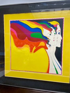 lot 340 image: Great Looking 1975 Signed Numbered Lithograph by John L. Eastman - Faith, Hope & Love
