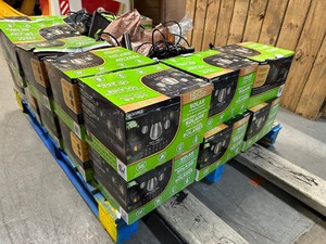lot 21 image: Wholesale Pallet - 28 Sets Sunforce Solar Powered LED Outdoor String Lights - Customer Returns - Untested