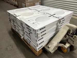 lot 41 image: Wholesale Pallet 42 Kohler Layne Slow Close Elongated Toilet Seats - W Antimicrobial Agent - Open Box  New  Customer Returns