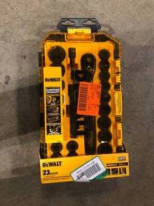 lot 30 image: DEWALT 12 in. Drive Metric Socket Set with Ratchet (23-Piece)   Customer Returns See Pictures