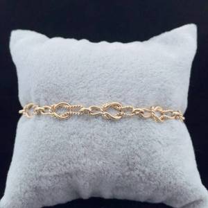 Nautical Rope Fancy Mixed Link Bracelet in 14k Yellow Gold $1,899 Retail