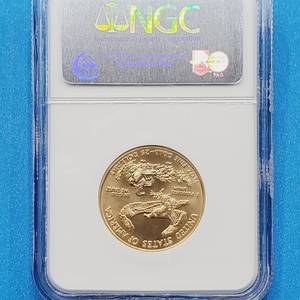 2006 Gold American Eagle NGC MS70 I Wood Gift Box - 12 troy oz (Scratch on case, not on coin)