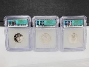 PR70 DCAM State Quarters 90% Silver - (3) 1999-S