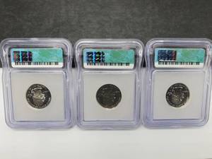 PR70 DCAM State Quarters 90% Silver - (3) 2001-S