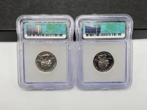 PR70 DCAM State Quarters 90% Silver - (2) 2001-S
