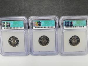PR70 DCAM State Quarters 90% Silver - (3) 2006-S