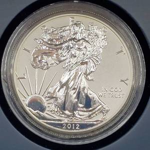 2012-S Silver American Eagle San Francisco 2-Coin Proof Set in Original Box