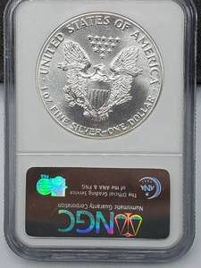 1986 Silver Eagle MS 69 1 troy oz Silver