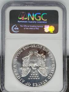 1987 Silver Eagle MS 69 1 troy oz Silver