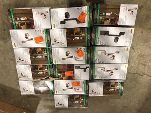 Lot of Assorted Defiant Entry Door Handle Costumer Returns See Pictures
