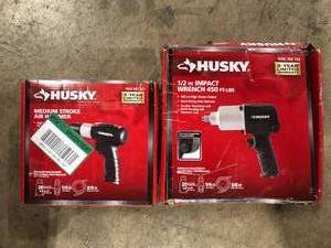 Lot of 2 Husky Air Tools Costumer Returns See Pictures