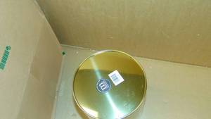 lot 59 image: mDesign Small Steel Round Trash Wastebasket Garbage Bin