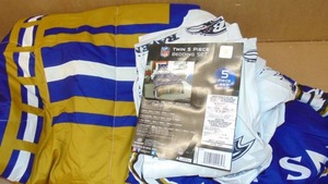 lot 84 image: Baltimore Ravens Twin Bed Set 190604294643