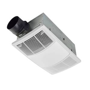 lot 58 image: Broan BHF80 PowerHeat 80 CFM 1.5 Sone Ceiling Mounted Heated - White 026715265480
