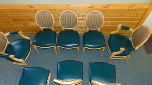 lot 3 image: 8 Piece Mixed lot of BanquetConference Room Chairs