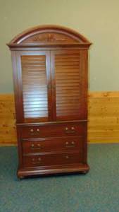 lot 7 image: Kimball Lodging Group Montserrat Landing Armoire 74H x 25W x 23 12D