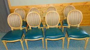 lot 56 image: 8 Piece Mixed lot of BanquetConference Room Chairs