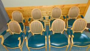 lot 57 image: 8 Piece Mixed lot of BanquetConference Room Chairs