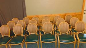 lot 61 image: 18 Piece Mixed lot of BanquetConference Room Chairs