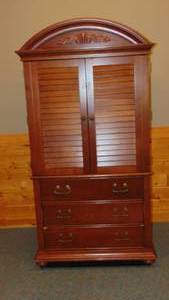 lot 87 image: Kimball Lodging Group Montserrat Landing Armoire 74H x 25W x 23 12D